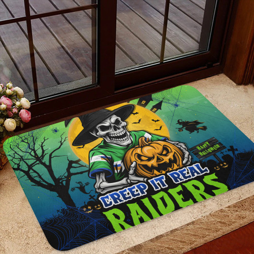 Canberra Raiders Door Mat Creep It Real When Darkness Falls