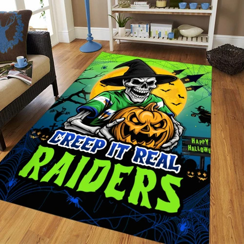 Canberra Raiders Area Rug Creep It Real When Darkness Falls