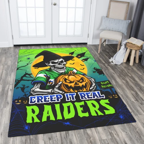 Canberra Raiders Area Rug Creep It Real When Darkness Falls