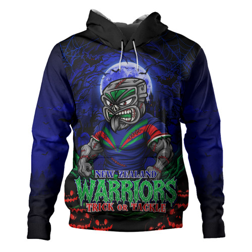 New Zealand Warriors Hoodie Full Moon Monster Uprising Halloween Night