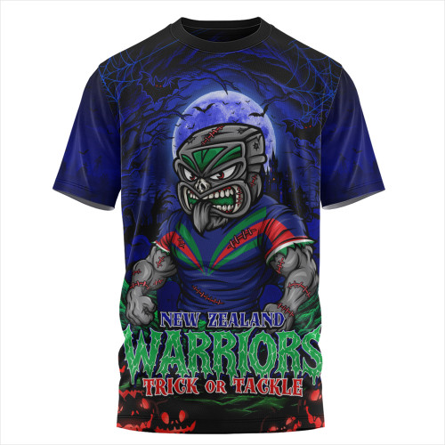 New Zealand Warriors T-Shirt Full Moon Monster Uprising Halloween Night