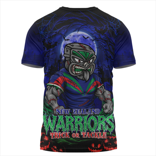 New Zealand Warriors T-Shirt Full Moon Monster Uprising Halloween Night