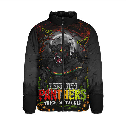 Penrith Panthers Padded Jacket Full Moon Monster Uprising Halloween Night