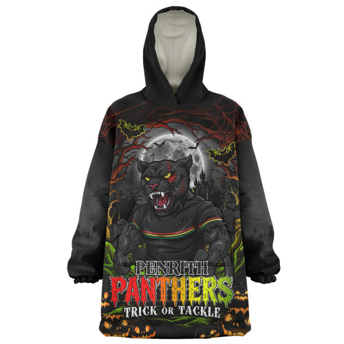 Penrith Panthers Snug Hoodie Full Moon Monster Uprising Halloween Night