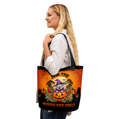 Australia Tote Bag Aussie Boo Crew Koala’s Magical Night Of Tricks And Treats