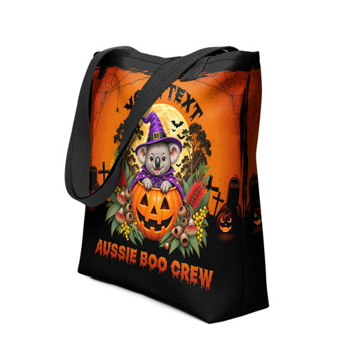Australia Tote Bag Aussie Boo Crew Koala’s Magical Night Of Tricks And Treats