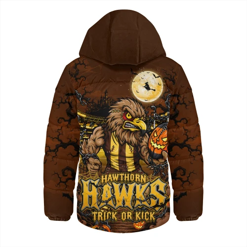 Hawthorn Hooded Padded Jacket Off The Chain Strength Halloween Beast Rising Unleashed Fury