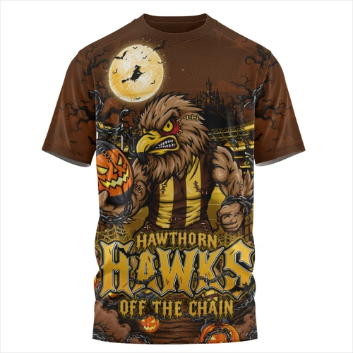 Hawthorn T-Shirt Off The Chain Strength Halloween Beast Rising Unleashed Fury