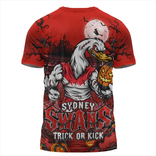 Sydney Swans T-Shirt Off The Chain Strength Halloween Beast Rising Unleashed Fury