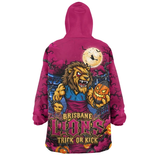 Brisbane Lions Snug Hoodie Off The Chain Strength Halloween Beast Rising Unleashed Fury