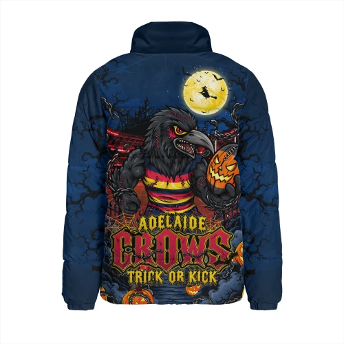 Adelaide Crows Padded Jacket Off The Chain Strength Halloween Beast Rising Unleashed Fury