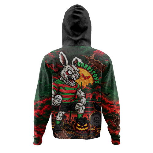 South Sydney Rabbitohs Hoodie Haunted Champion Rising From The Halloween Graveyard