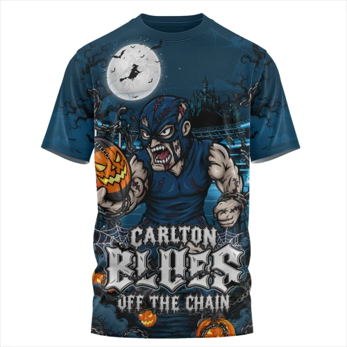 Carlton T-Shirt Off The Chain Strength Halloween Beast Rising Unleashed Fury