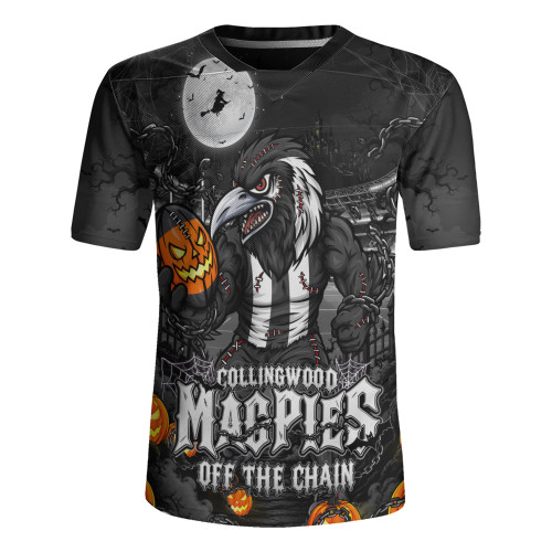 Collingwood Rugby Jersey Off The Chain Strength Halloween Beast Rising Unleashed Fury