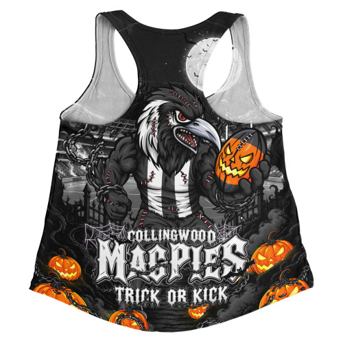Collingwood Women Racerback Tank Off The Chain Strength Halloween Beast Rising Unleashed Fury
