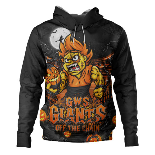 GWS GIANTS Hoodie Off The Chain Strength Halloween Beast Rising Unleashed Fury