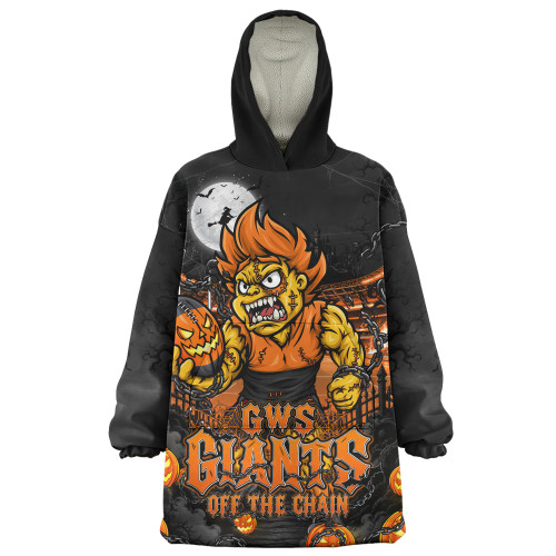 GWS GIANTS Snug Hoodie Off The Chain Strength Halloween Beast Rising Unleashed Fury