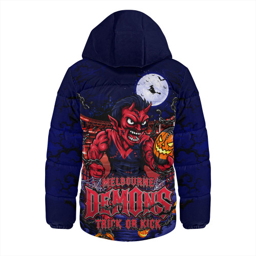 Melbourne Hooded Padded Jacket Off The Chain Strength Halloween Beast Rising Unleashed Fury