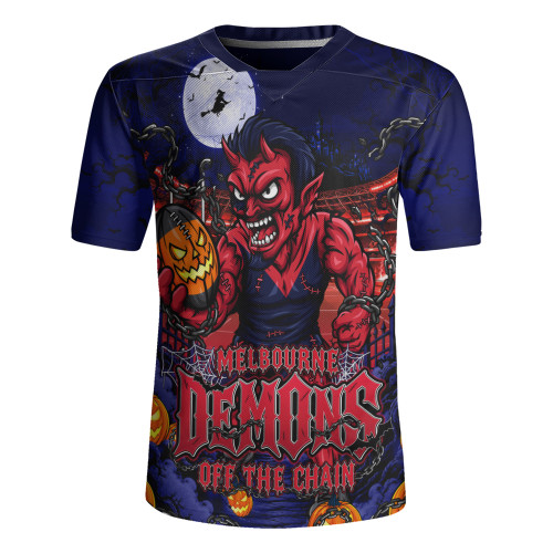 Melbourne Rugby Jersey Off The Chain Strength Halloween Beast Rising Unleashed Fury