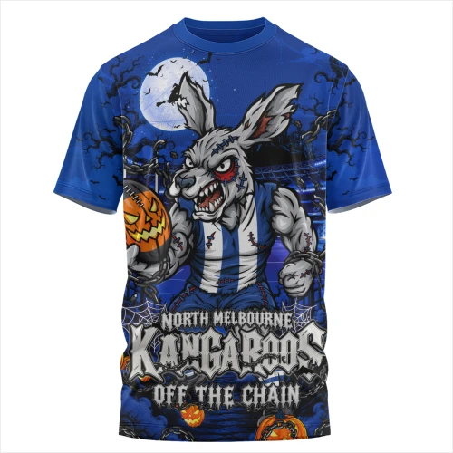 North Melbourne T-Shirt Off The Chain Strength Halloween Beast Rising Unleashed Fury