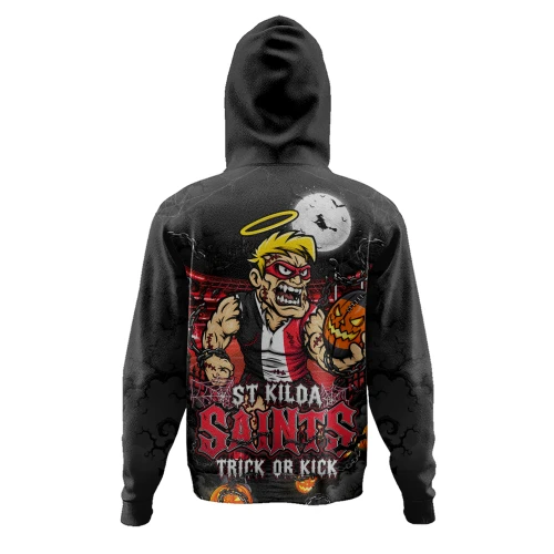 St Kilda Hoodie Off The Chain Strength Halloween Beast Rising Unleashed Fury