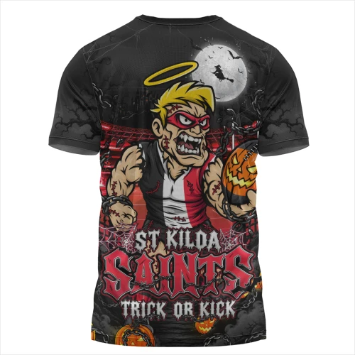 St Kilda T-Shirt Off The Chain Strength Halloween Beast Rising Unleashed Fury