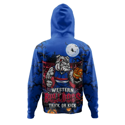 Western Bulldogs Hoodie Off The Chain Strength Halloween Beast Rising Unleashed Fury