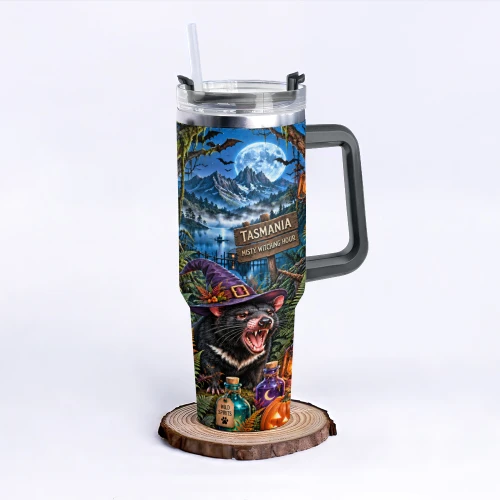 Australia 40oz Tumbler Tasmanian Devil’s Misty Witching Hour