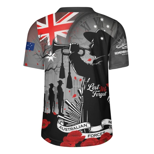 Australia Rugby Jersey Last Post Remembrance Day Soldiers Remembered