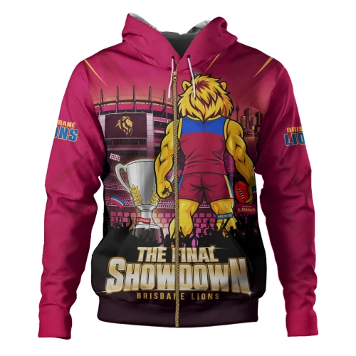 Brisbane Lions Hoodie The Final Showdown One Last Fight For Glory