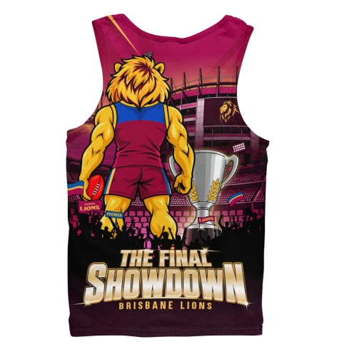 Brisbane Lions Men Tank Top The Final Showdown One Last Fight For Glory