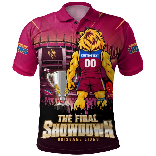 Brisbane Lions Polo Shirt The Final Showdown One Last Fight For Glory