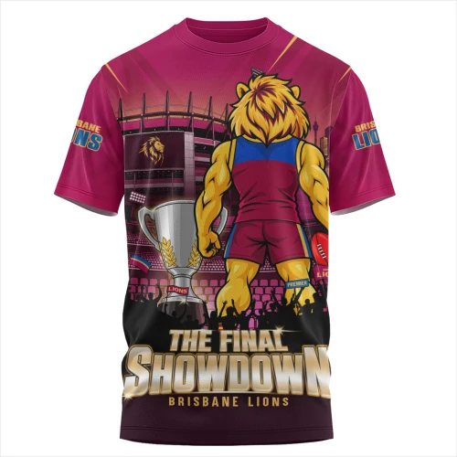 Brisbane Lions T-Shirt The Final Showdown One Last Fight For Glory
