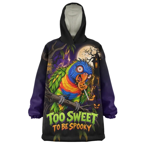 Australia Snug Hoodie Rainbow Lorikeets Sugar Rush Halloween Spooky Treats
