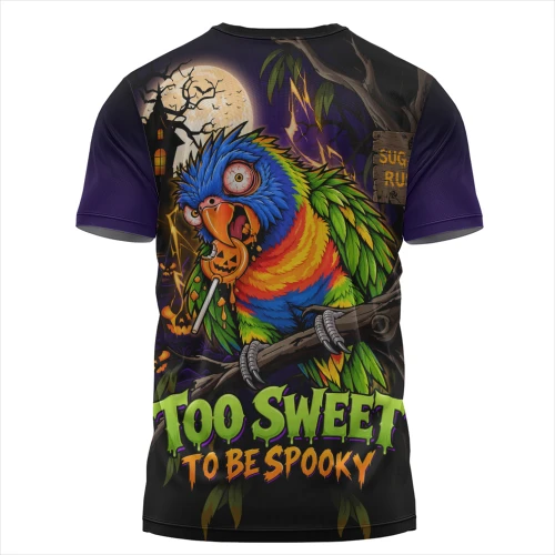 Australia T-Shirt Rainbow Lorikeets Sugar Rush Halloween Spooky Treats