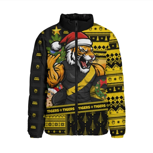 Richmond Padded Jacket Santa Surfing Down Under Christmas Footy