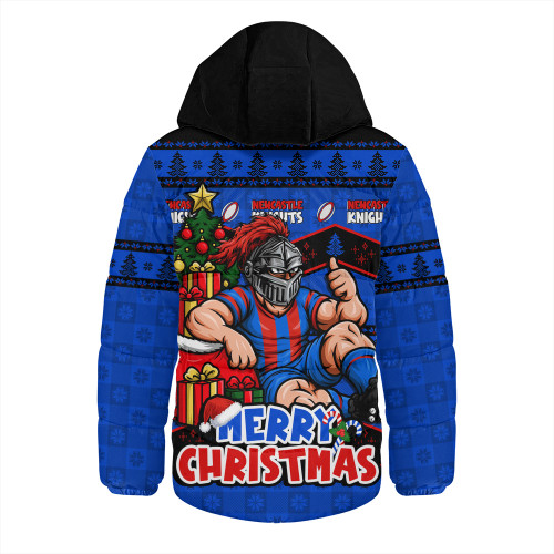 Newcastle Knights Hooded Padded Jacket Christmas Glory And Timeless Team Pride