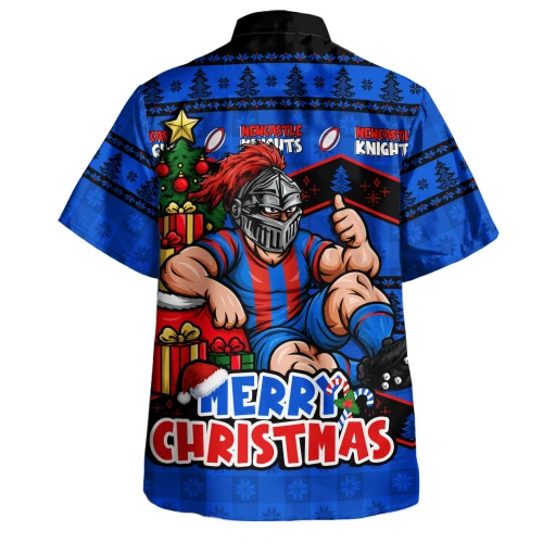 Newcastle Knights Hawaiian Shirt Christmas Glory And Timeless Team Pride