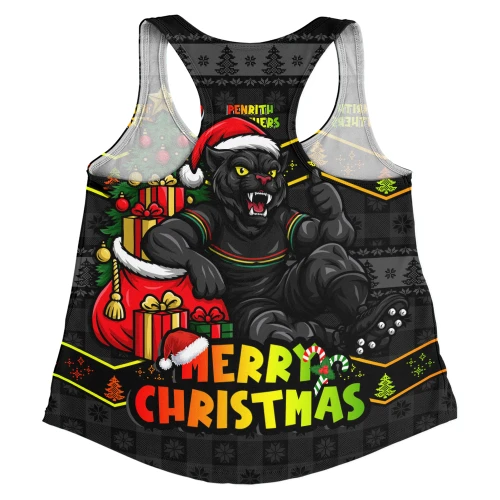 Penrith Panthers Women Racerback Tank Christmas Glory And Timeless Team Pride