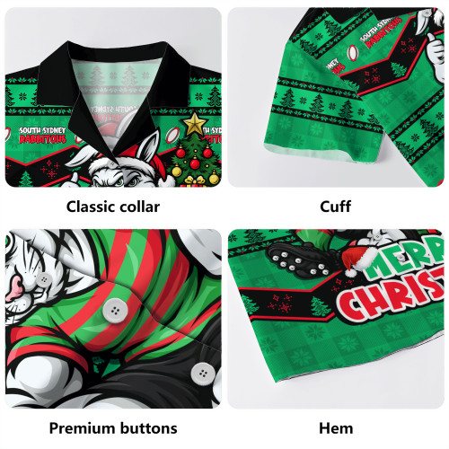 South Sydney Rabbitohs Hawaiian Shirt Christmas Glory And Timeless Team Pride