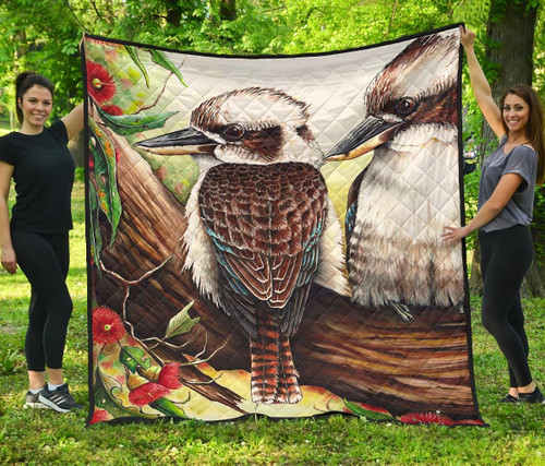 Australia Quilt - Kookaburra with Waratah