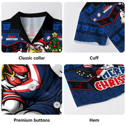 Sydney Roosters Hawaiian Shirt Christmas Glory And Timeless Team Pride