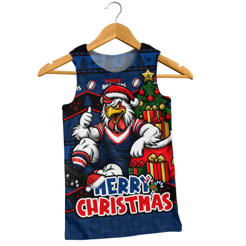 Sydney Roosters Men Tank Top Christmas Glory And Timeless Team Pride