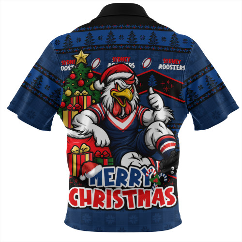 Sydney Roosters Zip Polo Shirt Christmas Glory And Timeless Team Pride