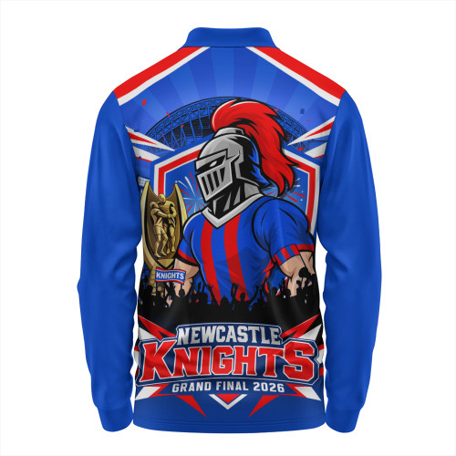 Newcastle Knights Long Sleeve Polo Shirt Finals Power The Ultimate Road To Greatness