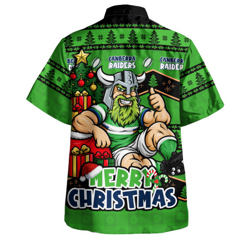 Canberra Raiders Hawaiian Shirt Christmas Glory And Timeless Team Pride
