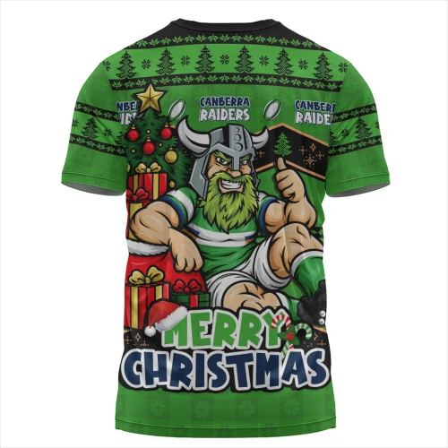Canberra Raiders T-Shirt Christmas Glory And Timeless Team Pride