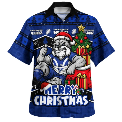 Canterbury-Bankstown Bulldogs Hawaiian Shirt Christmas Glory And Timeless Team Pride