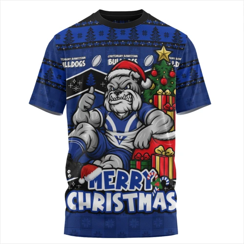 Canterbury-Bankstown Bulldogs T-Shirt Christmas Glory And Timeless Team Pride