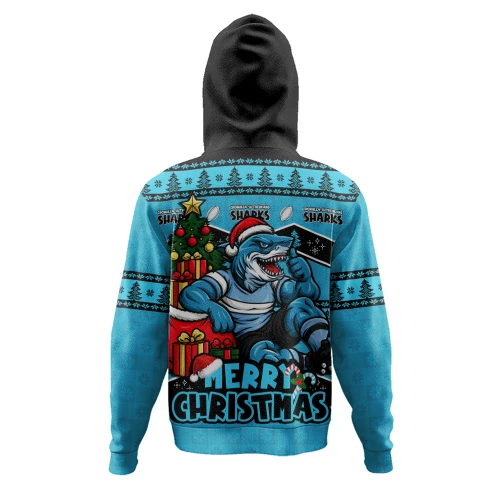Cronulla-Sutherland Sharks Hoodie Christmas Glory And Timeless Team Pride